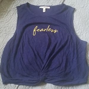 Express "Fearless" Crop Top
